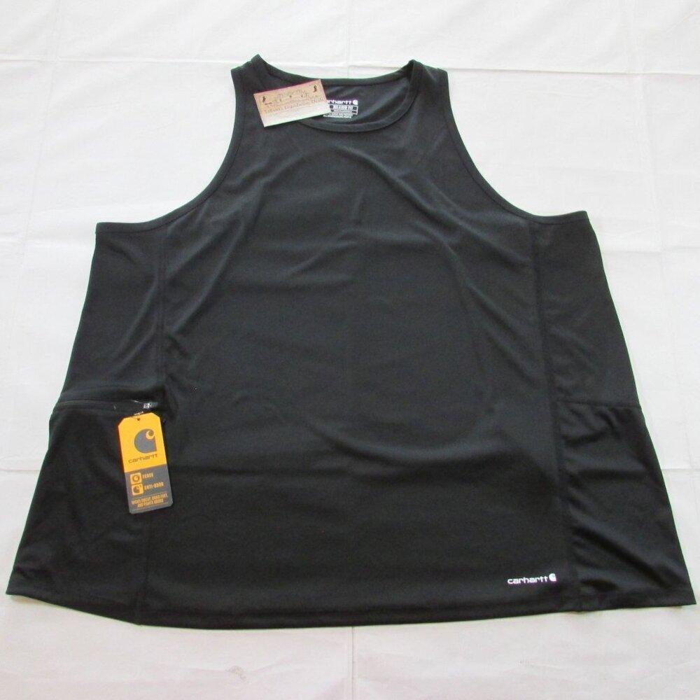 Carhartt Force Women's Relaxed Fit Sleeveless Tank Top Black TK6828